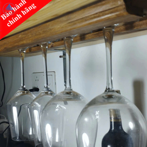 Giá Treo Ly Rượu Vang Quầy Bar, Kệ Treo Ly Gỗ Cao Cấp